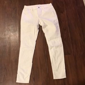 Uniqlo White Corduroy Leggings size M